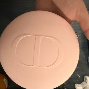 Dior Pink Silicone  Makeup Bag